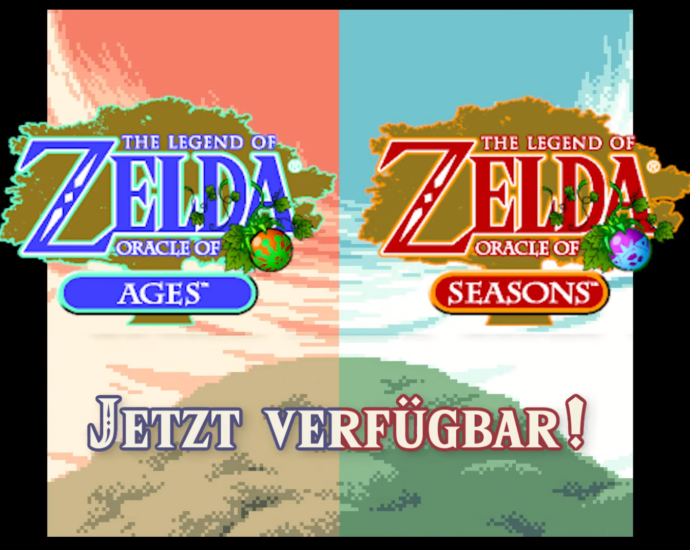 Gemeinsames Logo der beiden Zelda Oracle of Spiele