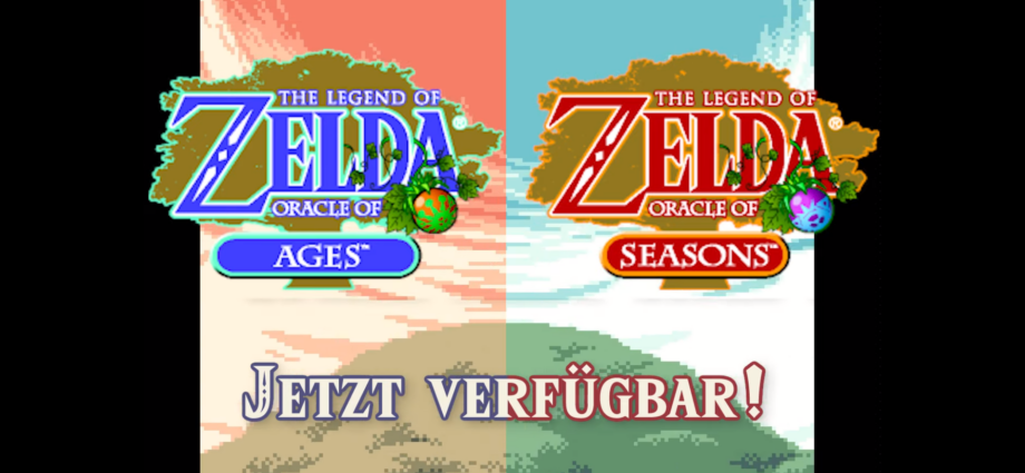 Gemeinsames Logo der beiden Zelda Oracle of Spiele